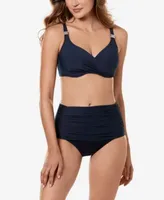 Miraclesuit Bra Sized Bikini Top Brief Bottoms