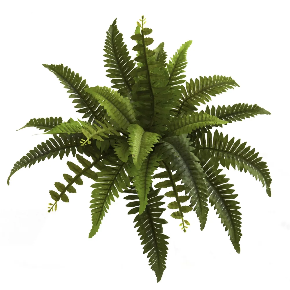 Nearly Natural 14" Boston Fern Artificial Plant, Set of 6