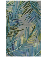 Kas Sparta Montego 3156 Gray/Blue 2'6" x 10' Runner Area Rug