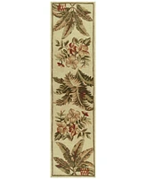 Kas Sparta Tropical Oasis 3133 Ivory 2'6" x 10' Runner Area Rug
