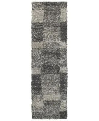 Oriental Weavers Henderson Shag 531z1 Gray Charcoal Area Rug