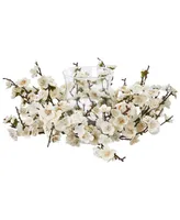 Nearly Natural Plum Blossom Candelabrum