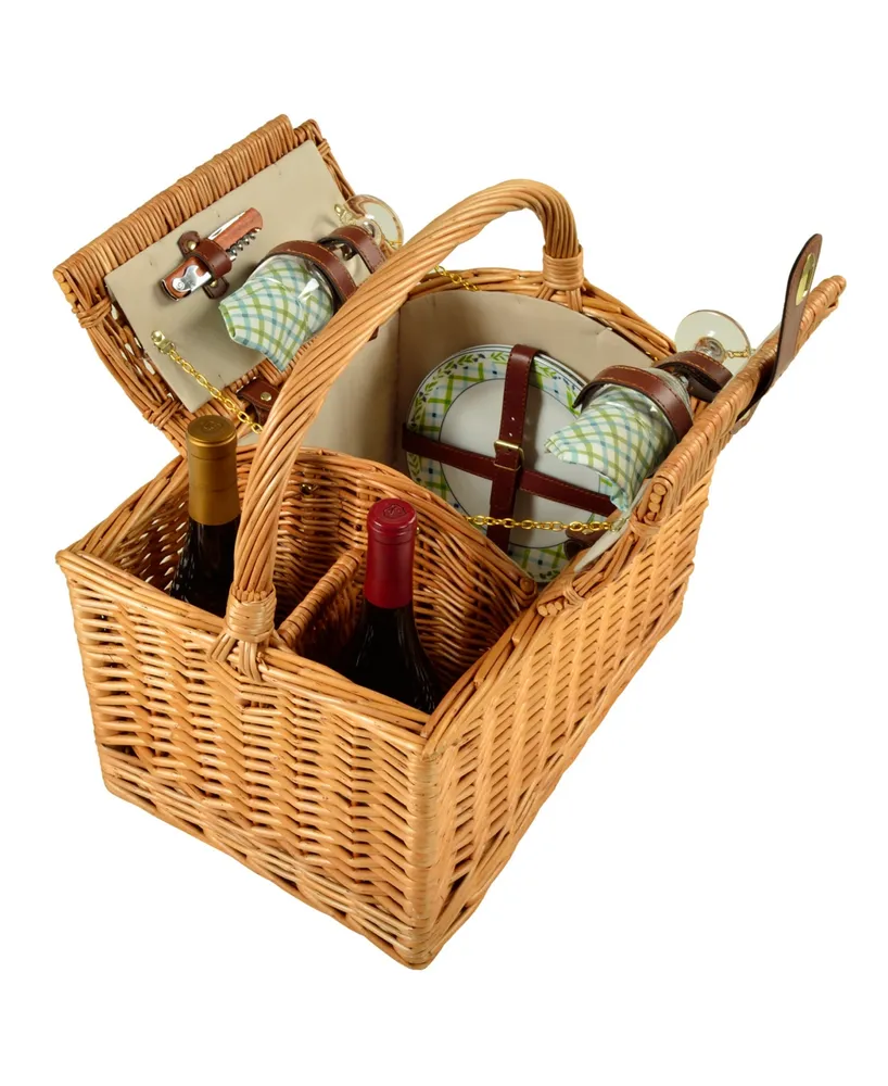 Picnic at Ascot Vineyard Willow Wine, Basket with service for 2
