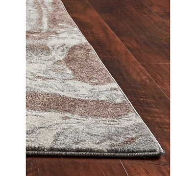 Kas Illusions Flow 6217 Mocha 3'3" x 4'11" Area Rug