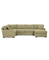 Radley 4-Pc. Fabric Chaise Sectional Sofa with Corner Piece, Created for Macy's