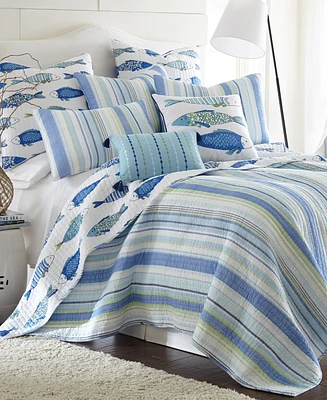 Levtex Catalina Coastal Reversible 2-Pc. Quilt Set, Twin