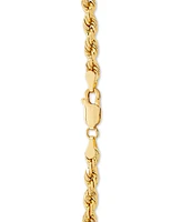 Rope Chain 30" Necklace (4mm) in 14k Gold