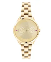 Furla Women's Metropolis Gold Dial Stainless Steel Watch