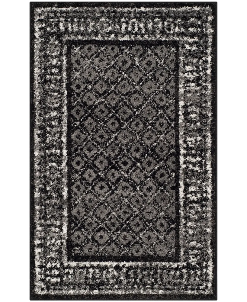 Safavieh Adirondack Silver and 2'6" x 4' Area Rug