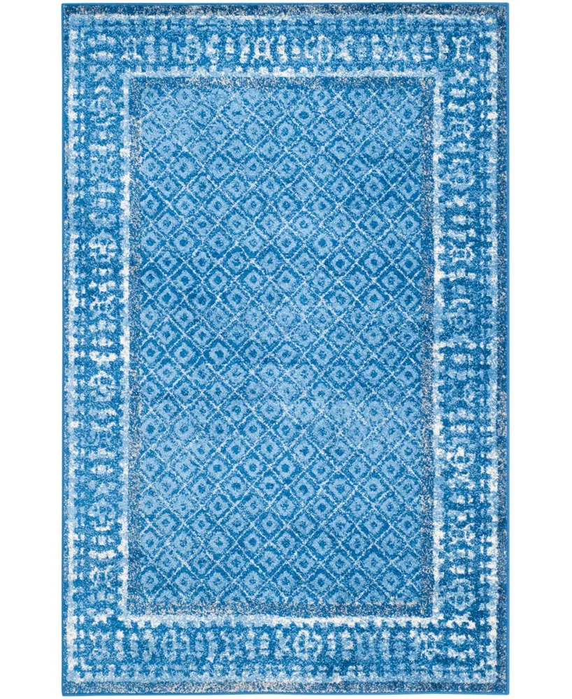 Safavieh Adirondack Light Blue and Dark Blue 5'1" x 7'6" Area Rug