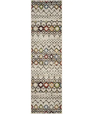 Safavieh Amsterdam AMS108 Ivory and Multi 2'3" x 8' Runner Outdoor Area Rug