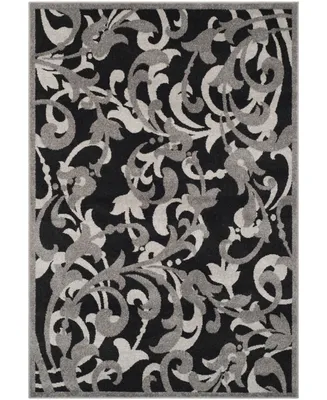 Safavieh Amherst AMT428 Anthracite and Light Gray 5' x 8' Area Rug