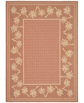 Safavieh Courtyard CY5148 Rust and Sand 8' x 11' Sisal Weave Outdoor Area Rug