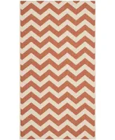 Safavieh Courtyard CY6244 Terracotta and Beige 2'7" x 5' Outdoor Area Rug