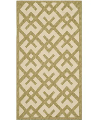 Safavieh Courtyard CY6915 and Beige 2'7" x 5' Sisal Weave Outdoor Area Rug