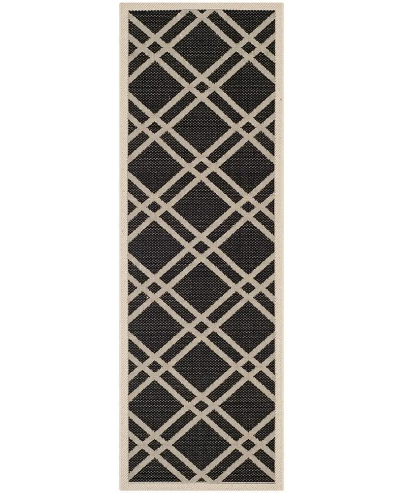 Safavieh Courtyard CY6923 and Beige 2'3" x 6'7" Sisal Weave Runner Outdoor Area Rug