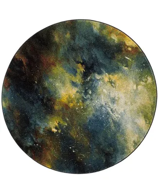 Safavieh Galaxy Gal- and Multi 5'3" x 5'3" Round Area Rug