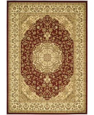 Safavieh Lyndhurst LNH222 Red and Ivory 8' x 11' Area Rug