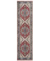 Safavieh Vintage Persian VTP477 Red and Blue 2'2" x 8' Runner Area Rug