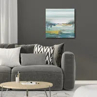 Courtside Market Lewbeach I Gallery-Wrapped Canvas Wall Art - 16" x 16"