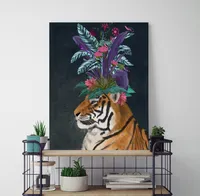 Courtside Market Hothouse Tiger Gallery-Wrapped Canvas Wall Art - 18" x 24"