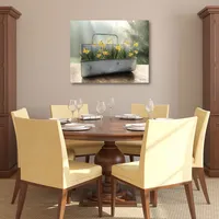 Courtside Market Daffodil Tin Gallery-Wrapped Canvas Wall Art - 16" x 20"