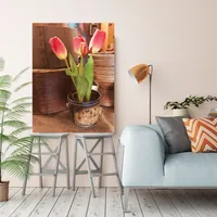 Courtside Market Tulip Simplicity Gallery-Wrapped Canvas Wall Art - 16" x 20"