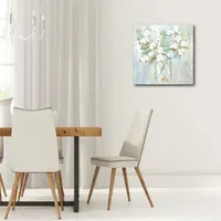 Courtside Market Contemporary Cotton Gallery-Wrapped Canvas Wall Art - 16" x 16"