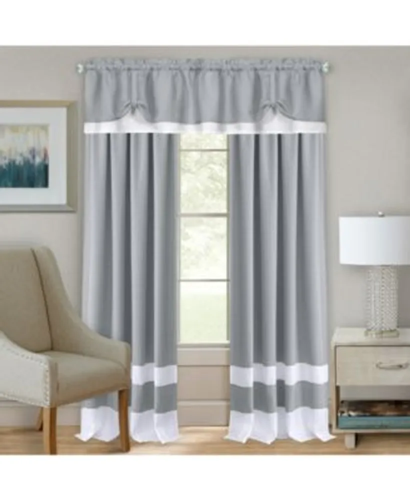 Achim Darcy Rod Pocket Window Curtain Panels