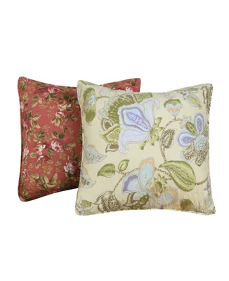 Greenland Home Fashions Floral Decorative Pillow 2-Pack