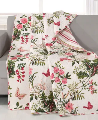 Greenland Home Fashions Butterflies Throw 50" x 60"