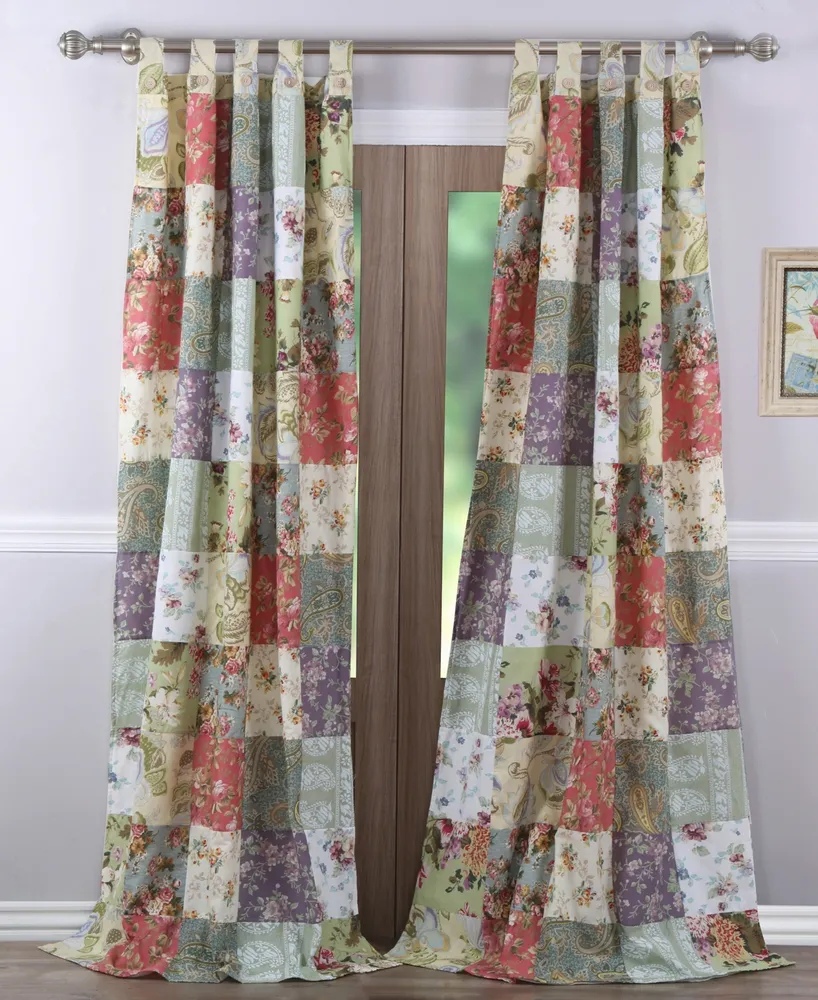 Greenland Home Fashions Blooming Prairie Window Panel Pair