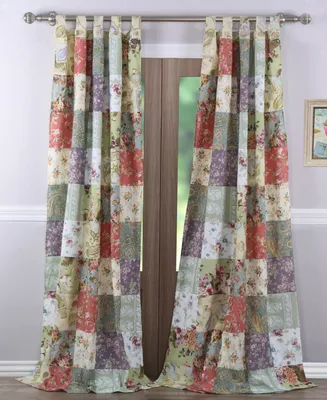 Greenland Home Fashions Blooming Prairie Window Panel Pair