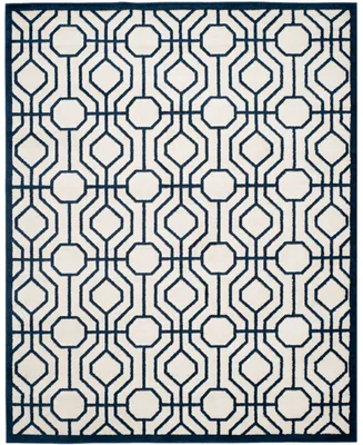 Safavieh Amherst AMT416 Ivory and Navy Outdoor Area Rug Collection