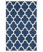 Safavieh Amherst AMT420 Navy and Beige 10' x 14' Area Rug