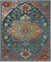 Safavieh Crystal Crs501 Teal Rose Area Rug Collection