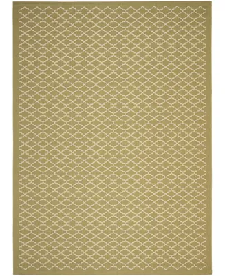 Safavieh Courtyard CY6919 Green and Beige 9' x 12' Sisal Weave Outdoor Area Rug