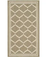 Safavieh Courtyard CY6889 and Beige 2'7" x 5' Sisal Weave Outdoor Area Rug