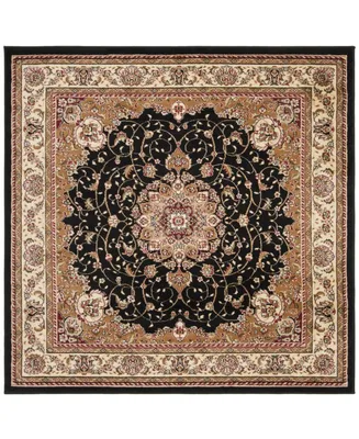 Safavieh Lyndhurst LNH329 Black and Ivory 7' x 7' Square Area Rug