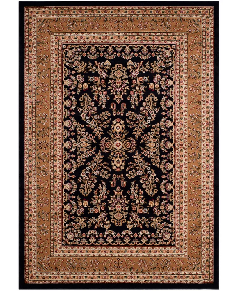 Safavieh Lyndhurst LNH331 Black and Tan 4' x 6' Area Rug