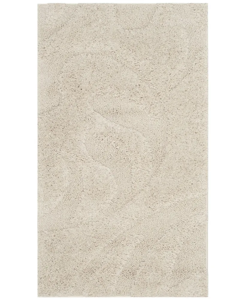 Safavieh Florida Shag SG468 Creme 2' x 3'4" Area Rug