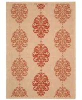 Safavieh Courtyard CY2720 Natural and 2' x 3'7" Outdoor Area Rug
