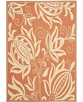 Safavieh Courtyard CY2961 Terracotta and Natural 2'3" x 6'7" Runner Outdoor Area Rug