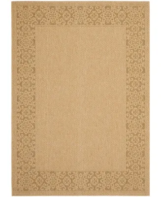 Safavieh Courtyard CY6011 Natural and Gold 8' x 11' Sisal Weave Outdoor Area Rug