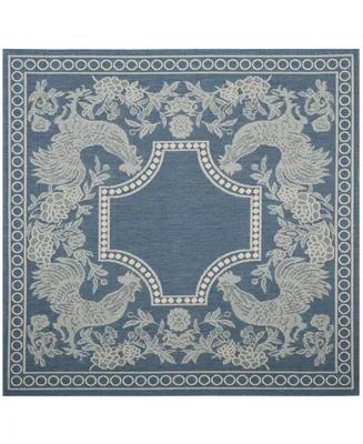 Safavieh Courtyard CY3305 Blue and Natural 2' x 3'7" Sisal Weave Outdoor Area Rug