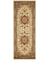 Safavieh Lyndhurst LNH330 Ivory and Red 2'3" x 10' Runner Area Rug