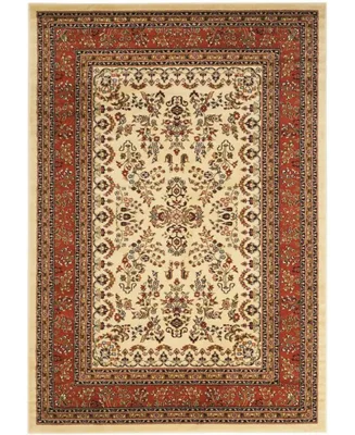 Safavieh Lyndhurst LNH331 Ivory and Rust 9' x 12' Area Rug