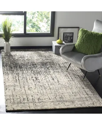 Safavieh Retro RET2770 Black and Light Gray 10' x 14' Area Rug