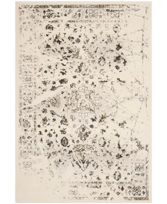 Safavieh Porcello PRL3743 Ivory and Light Gray 4' x 5'7" Area Rug