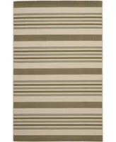 Safavieh Courtyard CY7062 Beige and Green 2'3" x 6'7" Sisal Weave Runner Outdoor Area Rug